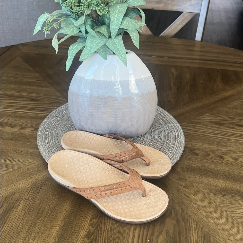 Vionic Brown Studded Sandals - Picture 2 of 9
